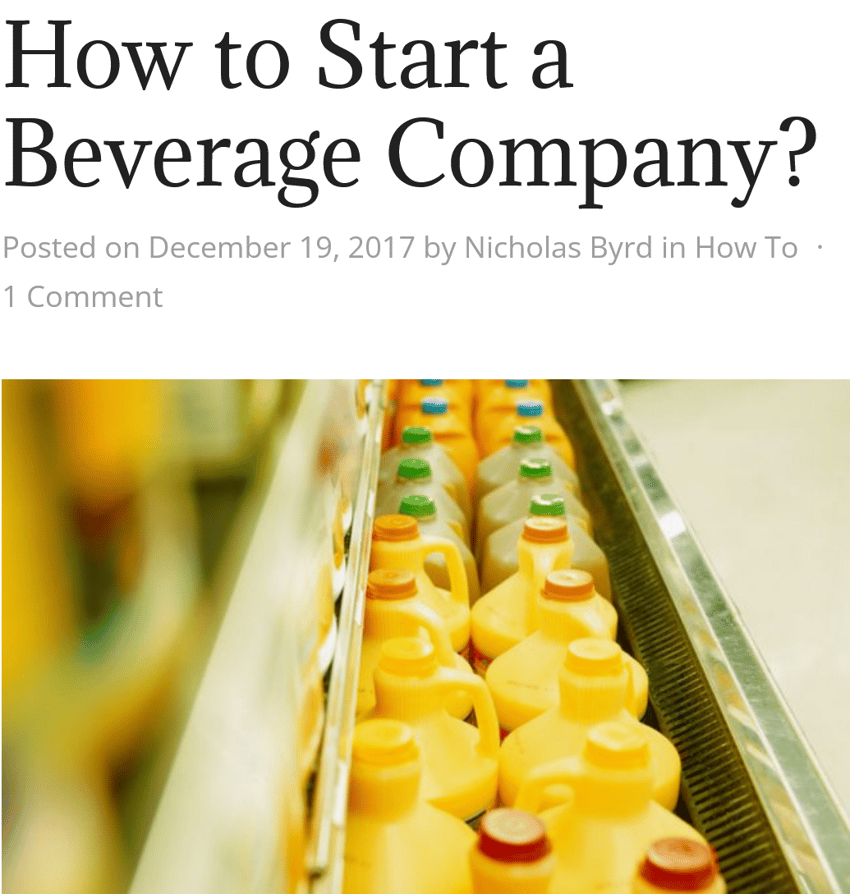 check out the full post [here](https://www.drinkpreneur.com/beverage-howto/how-to-start-a-beverage-company/)