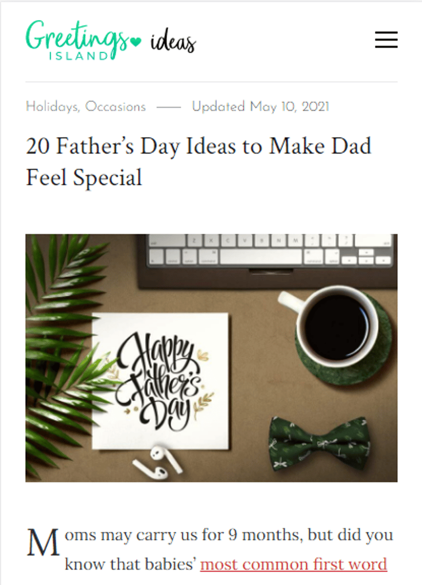 check out the full post [here](https://www.greetingsisland.com/blog/20-fathers-day-ideas-to-make-dad-feel-special/)