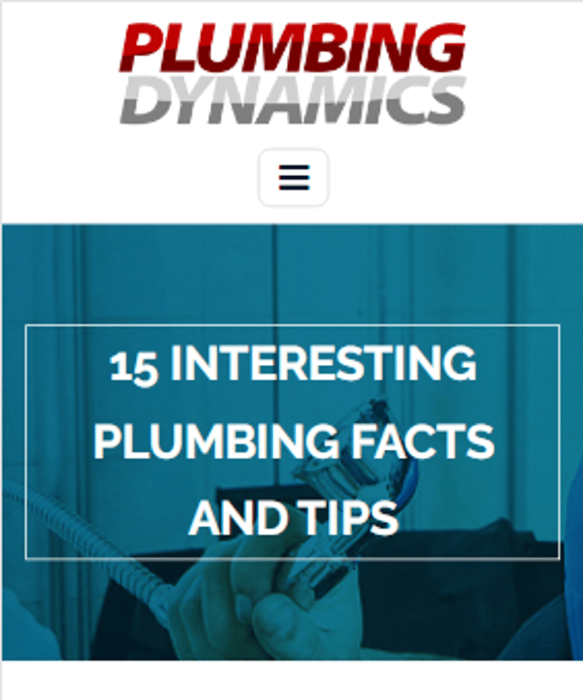 check out the full post [here](https://plumbingdynamicsdallas.com/15-interesting-plumbing-facts-and-tips/)