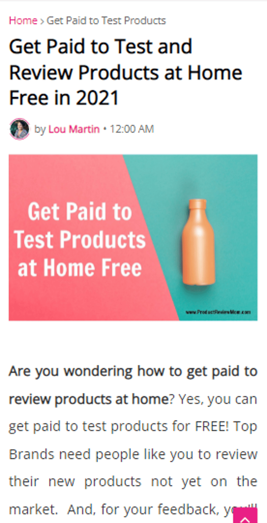 check out the full post [here](https://www.productreviewmom.com/2013/06/how-can-i-get-paid-to-test-products.html
