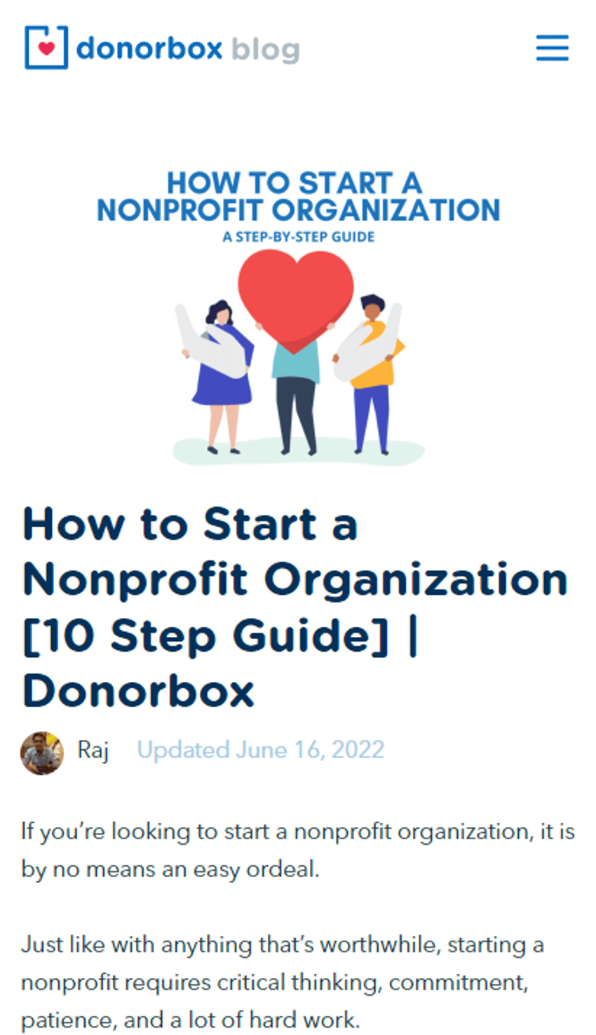 check out the full post [here](https://donorbox.org/nonprofit-blog/start-a-nonprofit)