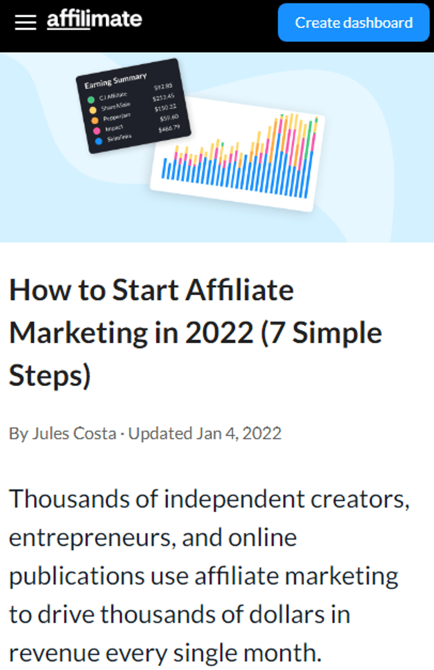 50 Creative Blog Post Ideas For Affiliate Marketers [2022] - Starter