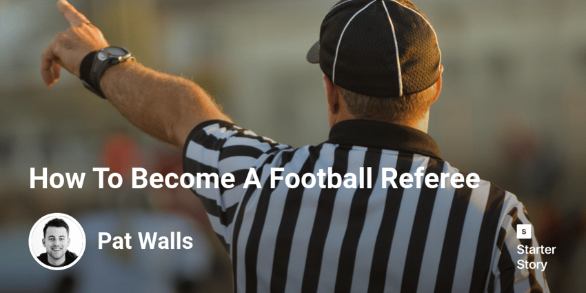 How To Become A Football Referee 