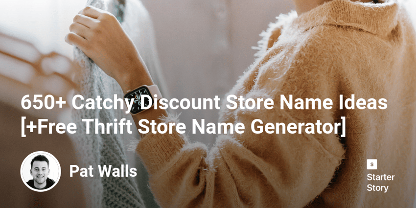 650+ Catchy Discount Store Name Ideas [+Free Thrift Store Name