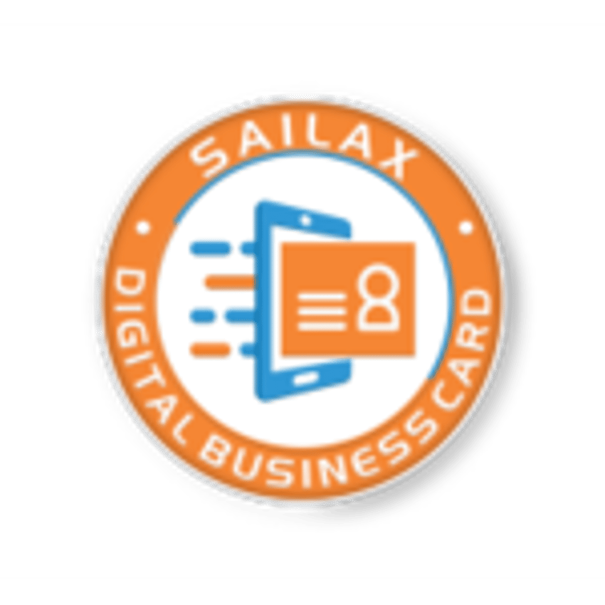 Sailax Digital Business Card logo
